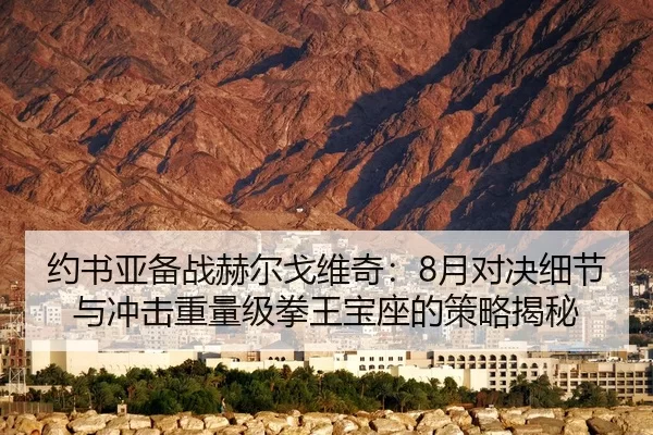 约书亚备战赫尔戈维奇：8月对决细节与冲击重量级拳王宝座的策略揭秘